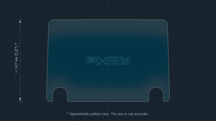 Protective glass Pixsel for monitor MITSUBISHI ECLIPSE CROSS - 10.4“ 2020 -