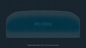 Protective glass Pixsel for dashboard NISSAN X-TRAIL - 12.1“ 2023 -