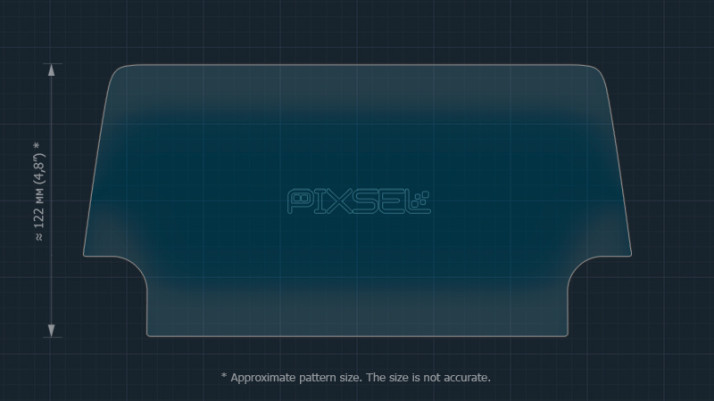 Protective glass Pixsel for monitor NISSAN JUKE - 10.8“ 2019 - 2023