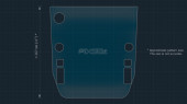 Protective glass Pixsel for monitor SUBARU OUTBACK - 14.4“ 2020 -