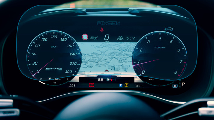 Protective glass Pixsel for dashboard MERCEDES BENZ SL-CLASS - 13.5“ 2022 -