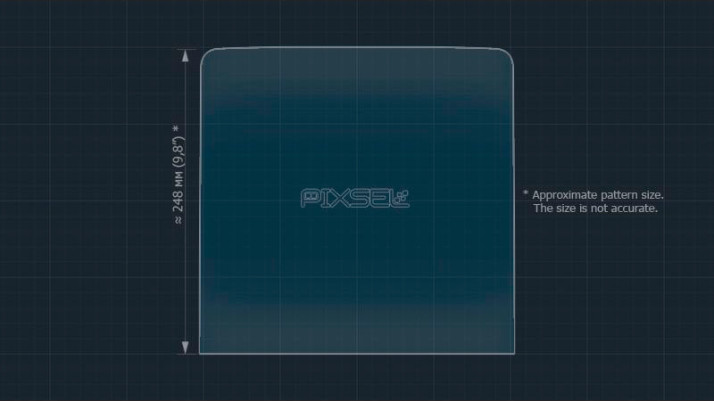 Protective glass Pixsel for monitor MERCEDES BENZ EQS - 14“ 2022 -