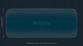 Protective glass Pixsel for dashboard MERCEDES BENZ EQS - 14.5“ 2022 -