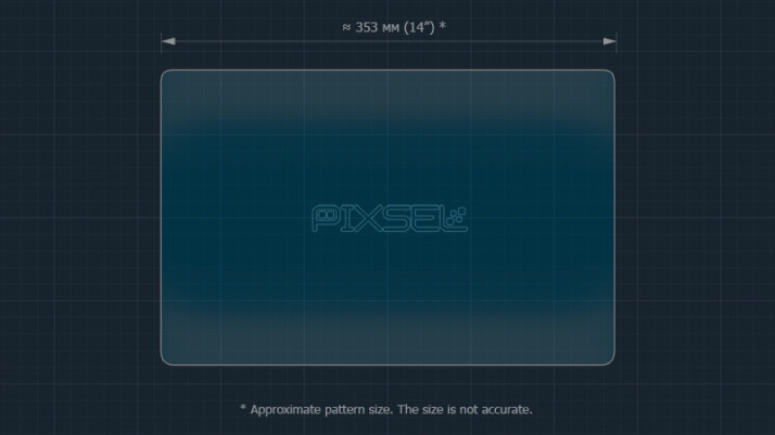 Protective glass Pixsel for monitor ZEEKR 001 - 16.6“ 2022 - 2024