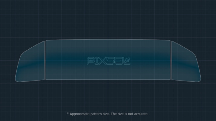 Protective glass Pixsel for dashboard ZEEKR 001 - 14.5“ 2022 - 2024