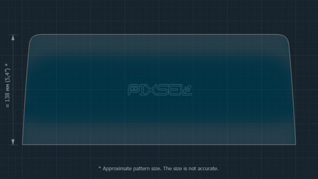 Захисне скло Pixsel на монітор INFINITI QX80 - 14.4“ 2022 --2