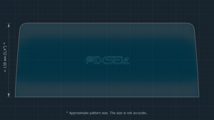 Protective glass Pixsel for monitor INFINITI QX80 - 14.4“ 2022 -