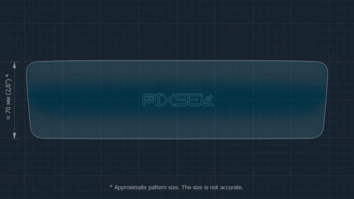 Protective glass Pixsel for mirror INFINITI QX80 - 10.9“ 2022 -