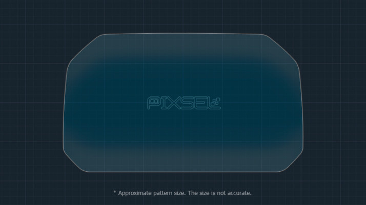 Protective glass Pixsel for moto speedometer BMW S 1000RR 9.8“