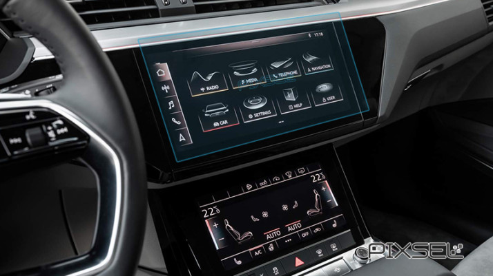 Protective glass Pixsel for monitor AUDI E-TRON - 11.3“ 2019 -