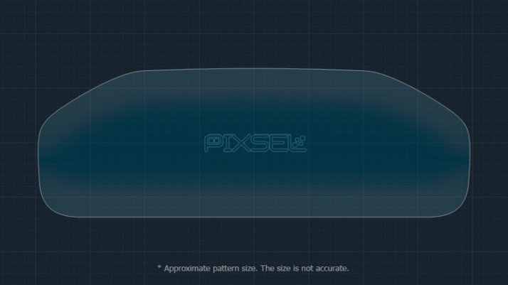 Protective glass Pixsel for dashboard TOYOTA RAV4 - 11.8“ 2023 -