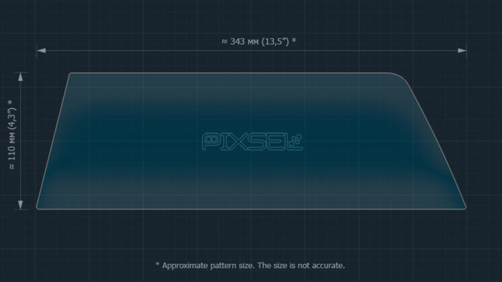 Захисне скло Pixsel на монітор BMW 4 / M4 - 14.2“ 2020 - 2023 (G22, G23, G26, G82, G83)-2