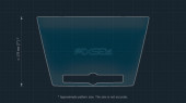 Protective glass Pixsel for monitor MG 5 - 13.1“ 2020 -