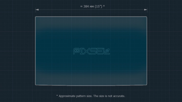 Protective glass Pixsel for monitor TESLA MODEL S PLAID - 17.8“ 2022 -