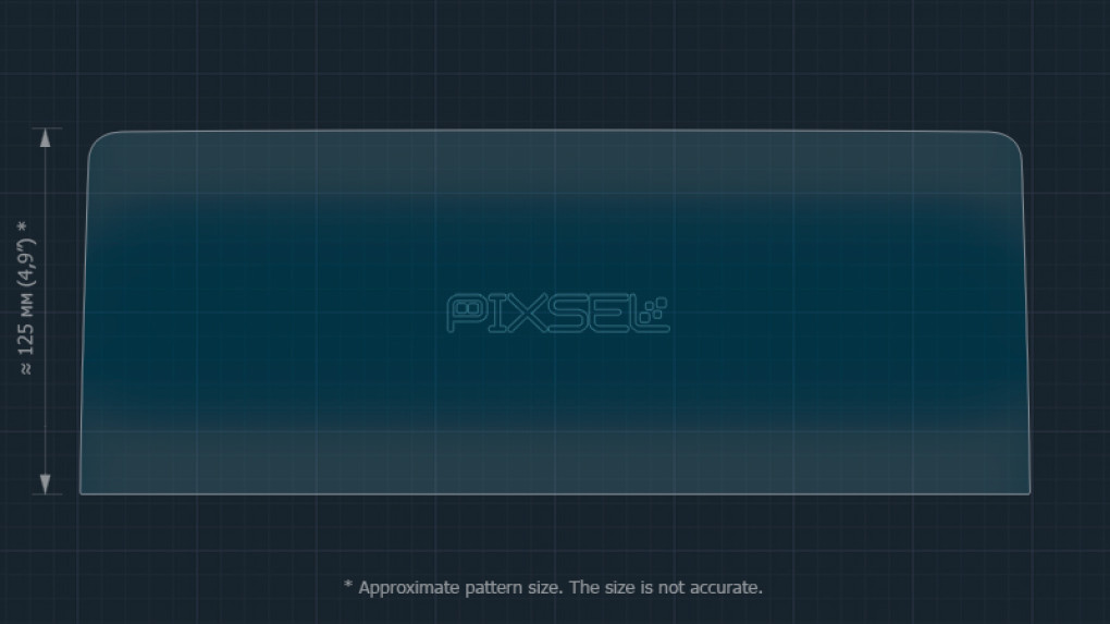 Захисне скло Pixsel на монітор BMW X3 - 13.7“ 2022 - (G01)-2