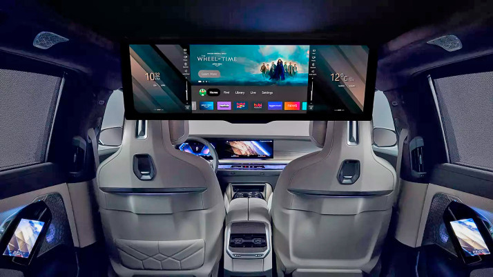 Protective glass Pixsel for rear monitor BMW I7 - 33.9“ 2022 - (G70)