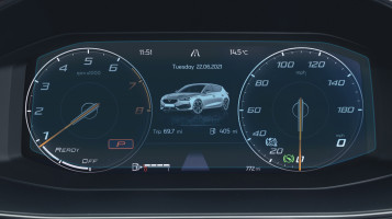 Protective glass Pixsel for dashboard CUPRA LEON - 9.9“ 2020 -