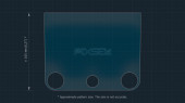 Protective glass Pixsel for monitor NETA U Pro 400 - 6.5“ 2022 -