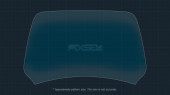Protective glass Pixsel for dashboard BYD YUAN PLUS - 7.8“ 2022 -