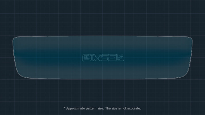 Protective glass Pixsel for mirror LEXUS NX - 10“ 2022 -