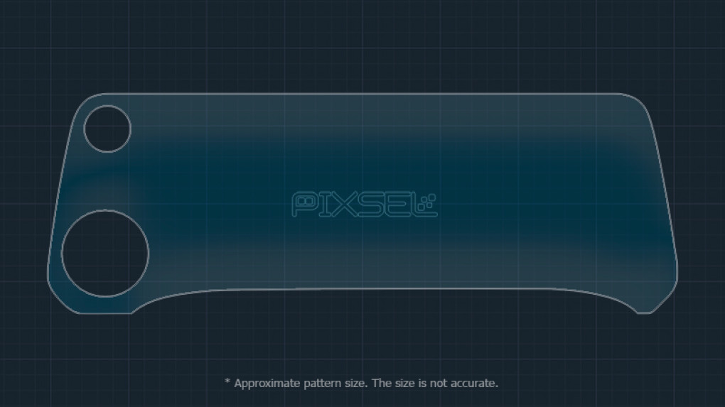 Ochronne szkło Pixsel na monitor LEXUS LX - 17.2“ 2021 --2