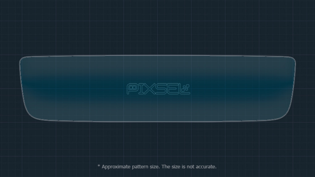 Ochronne szkło Pixsel na lusterko LEXUS LX - 10“ 2021 --2