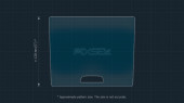 Protective glass Pixsel for armrest monitor LEXUS LX - 8“ 2021 -
