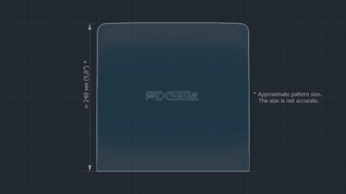 Protective glass Pixsel for monitor MERCEDES BENZ EQE - 14“ 2022 -