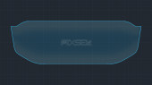 Protective glass Pixsel for dashboard LAND ROVER RANGE ROVER - 14.2“ 2022 -