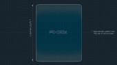 Protective glass Pixsel for monitor POLESTAR 2 - 13.3“ 2020 -