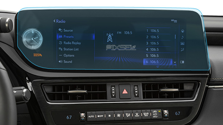 Protective glass Pixsel for monitor LEXUS ES - 17.3“ 2022 -