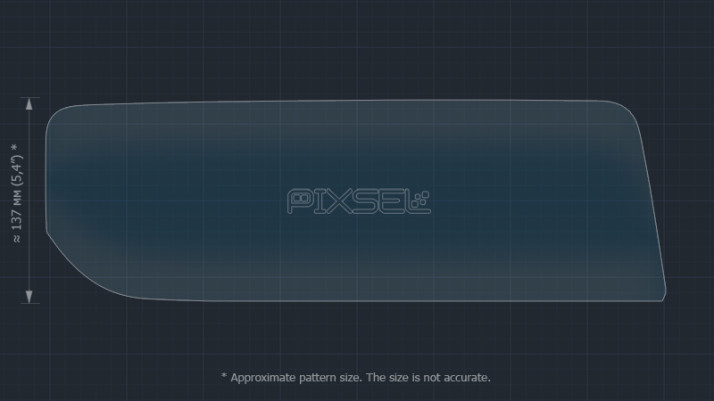 Protective glass Pixsel for monitor LEXUS ES - 17.3“ 2022 -