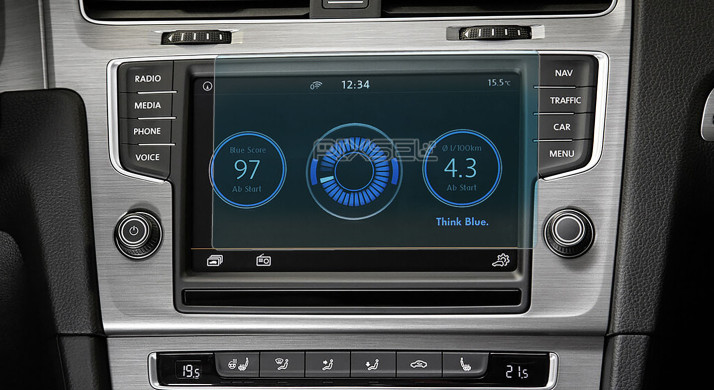 Ochronne szkło Pixsel na monitor VOLKSWAGEN GOLF - 6.5“ 2013 - 2017