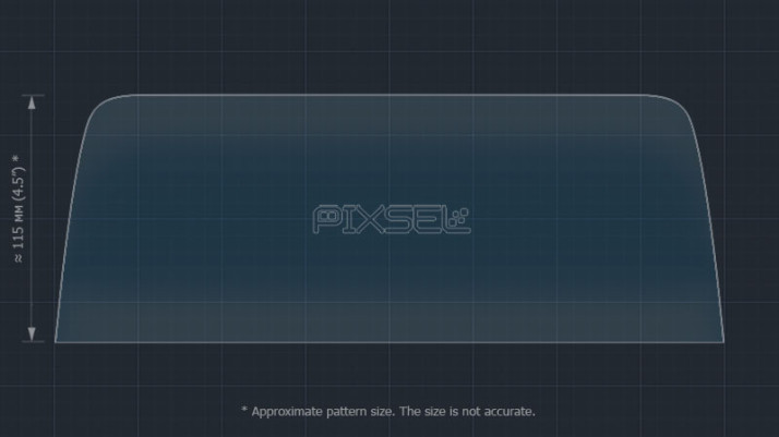 Protective glass Pixsel for dashboard HYUNDAI STARIA - 13“ 2021 -