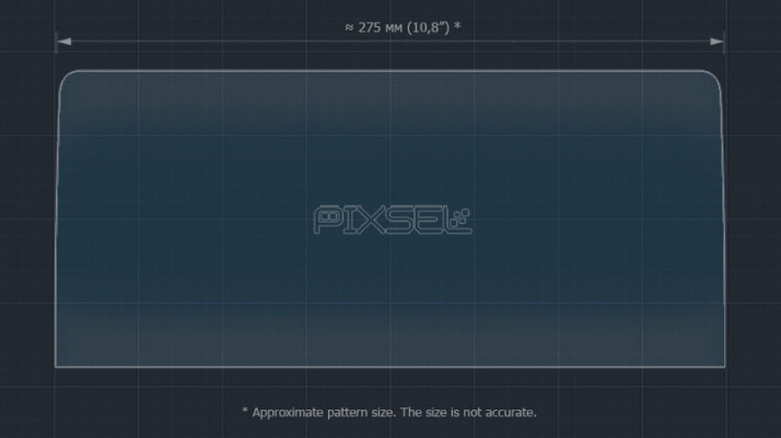 Protective glass Pixsel for monitor JAC JS3 - 11.9“ 2021 -