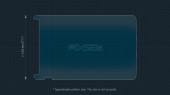 Protective glass Pixsel for monitor HONDA M-NV - 9.4“ 2021 - 2022
