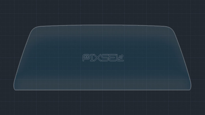 Захисне скло Pixsel на панель приладів VOLKSWAGEN ID.4 - 8.7“ 2020 -