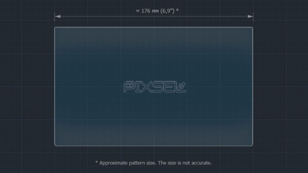 Защитное стекло Pixsel для верхнего монитора INFINITI QX80 - 8.1“ 2018 - 2021-2