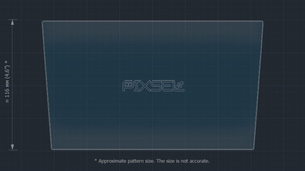 Защитное стекло Pixsel для нижнего монитора INFINITI QX80 - 9“ 2018 - 2021-2