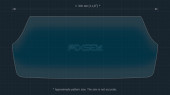 Protective glass Pixsel for monitor FERRARI GTC4 LUSSO - 12.9“ 2018 -