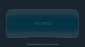 Protective glass Pixsel for dashboard HYUNDAI KONA - 10.7“ 2021 -