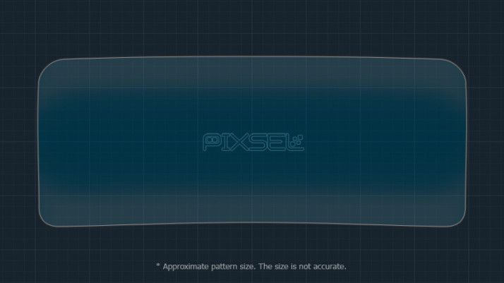 Protective glass Pixsel for dashboard HYUNDAI KONA - 10.7“ 2021 -