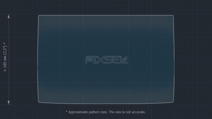 Protective glass Pixsel for rear monitor ROLLS ROYCE CULLINAN - 13.4“ 2018 -
