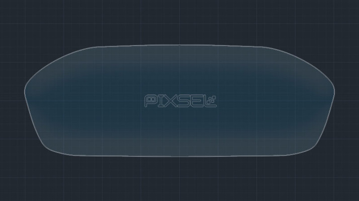 Protective glass Pixsel for dashboard AUDI A4 / S4 / RS4 - 12“ 2021 -