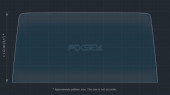 Protective glass Pixsel for monitor PEUGEOT 3008 GT - 10.2“ 2021 -