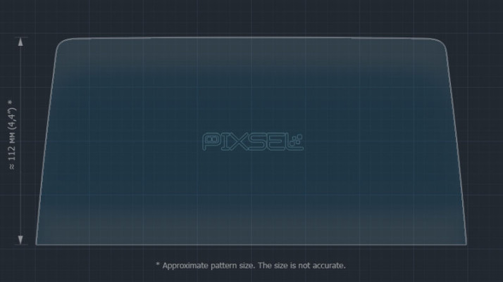 Protective glass Pixsel for monitor PEUGEOT 3008 GT - 10.2“ 2021 -