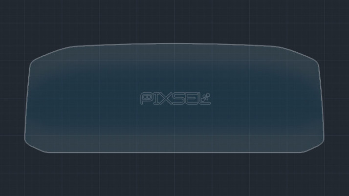 Захисне скло Pixsel на панель приладів VOLKSWAGEN TIGUAN - 9.9“ 2021 - 2023