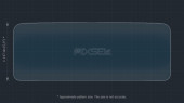 Protective glass Pixsel for dashboard MERCEDES BENZ S-CLASS - 15.5“ 2020 -