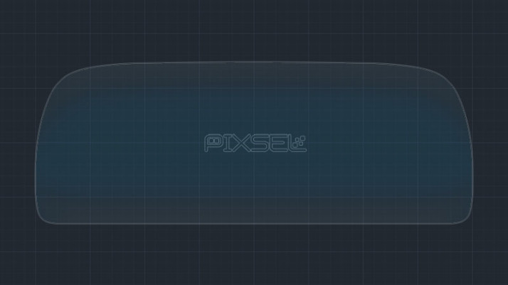 Protective glass Pixsel for dashboard HYUNDAI PALISADE - 12.1“ 2018 - 2022