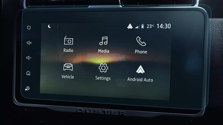 Защитное стекло Pixsel на монитор RENAULT DUSTER - 11.2“ 2021 -